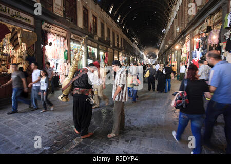 Syria, Damascus, Old, Town, Souq al Hamidiyya Stock Photo