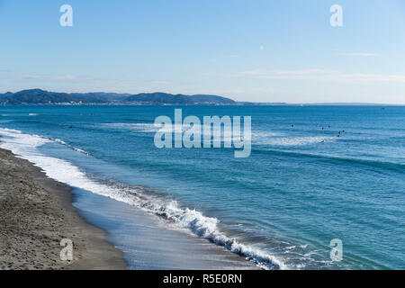 Enoshima beach Stock Photo