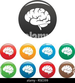 Simple Modern Brain with Thunder Light for Mind Smart Power Energy Logo ...