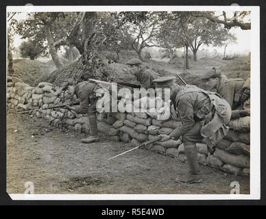 A listening post leaving the trench France (Photo 24-348 Stock Photo ...