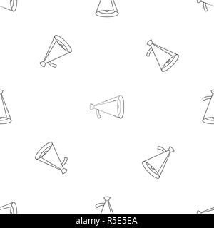 Small megaphone pattern seamless vector repeat geometric for any web design Stock Vector