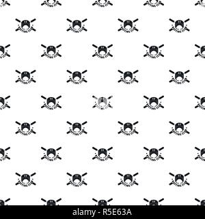 Rafting club helmet pattern seamless vector repeat geometric for any web design Stock Vector