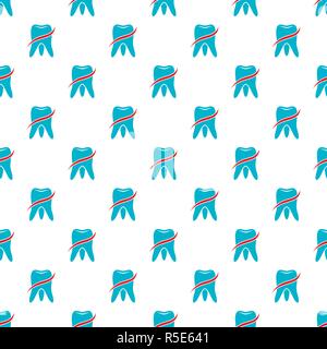 Tooth pattern seamless vector repeat for any web design Stock Vector