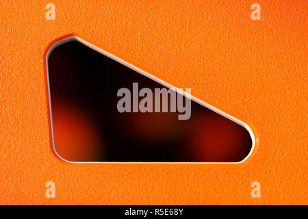 orange wall geometry decoration background. the texture Stock Photo