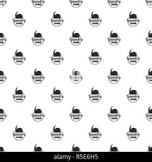 Laundry room pattern seamless vector repeat geometric for any web design Stock Vector