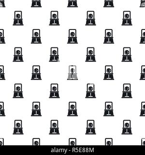 Bowling ball pattern seamless vector repeat geometric for any web design Stock Vector