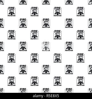 Fire protection pattern seamless vector repeat geometric for any web design Stock Vector