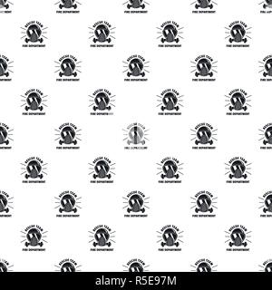 Firefighter mask pattern seamless vector repeat geometric for any web design Stock Vector