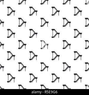 Double escalator pattern seamless vector repeat geometric for any web design Stock Vector