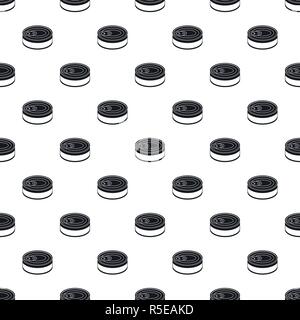Tuna can pattern seamless vector repeat geometric for any web design Stock Vector