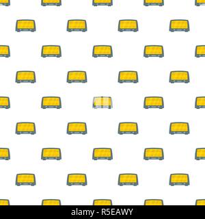 Microwave oven icon. Cartoon illustration of microwave oven vector icon for web Stock Vector
