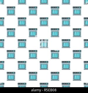 Electric oven icon. Cartoon illustration of electric oven vector icon for web Stock Vector