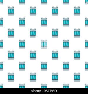 Small gas oven pattern seamless vector repeat for any web design Stock Vector