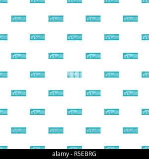Boarding pass pattern seamless vector repeat for any web design Stock Vector