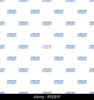 Ticket pattern seamless vector repeat for any web design Stock Vector