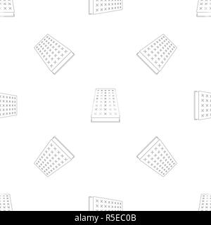 Mattress pattern seamless vector repeat geometric for any web design Stock Vector