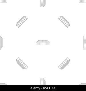 Soft mattress pattern seamless vector repeat geometric for any web design Stock Vector