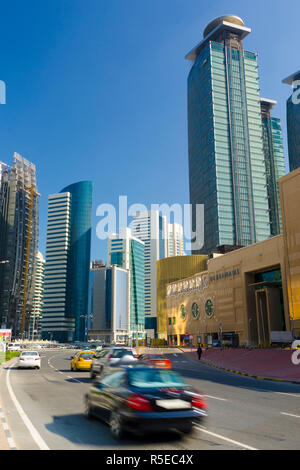 Qatar, Ad Dawhah, Doha. City Center Doha- Shopping Mall / Mall Ceiling ...