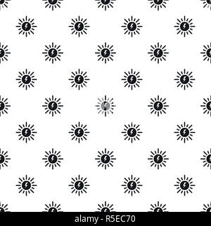 Solar energy pattern seamless vector repeat geometric for any web design Stock Vector