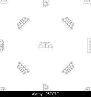 King size mattress pattern seamless vector repeat geometric for any web design Stock Vector