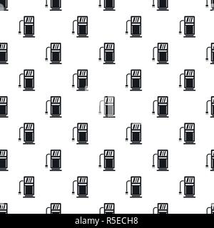 Electric recharge station pattern seamless vector repeat geometric for any web design Stock Vector