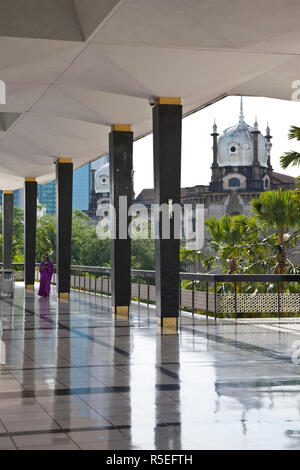 National Mosque of Malaysia (Masjid Negara), Kuala Lumpur, Malaysia Stock Photo