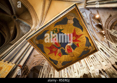 England, Durham, Durham Cathedral, St.Cuthbert's Shrine Stock Photo