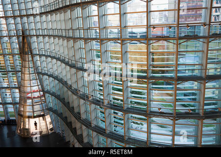 Japan, Tokyo, Roppongi, The National Art Center, Kisho Kurokawa Architect Stock Photo