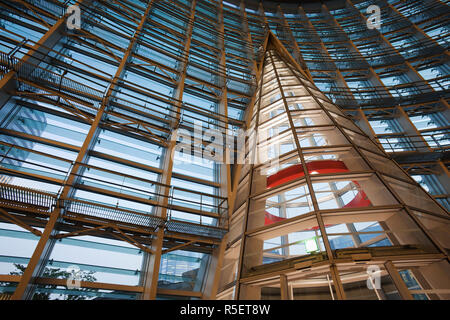 Japan, Tokyo, Roppongi, The National Art Center, Kisho Kurokawa Architect Stock Photo