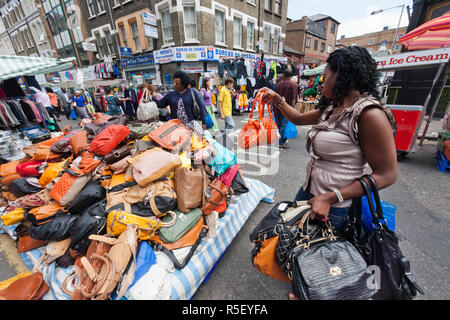 England, London, Whitechapel, Petticoat Lane Market Stock Photo