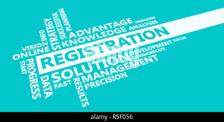 Registration Presentation Background Stock Photo