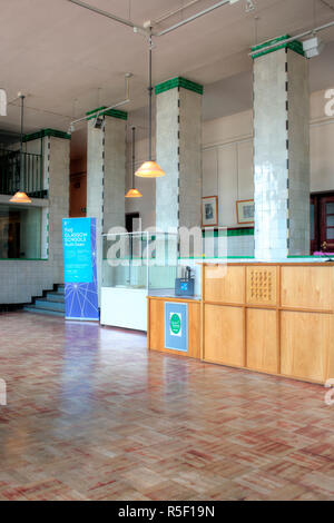 Interior in Scotland Street school, by Charles Rennie Mackintosh, Glasgow, Scotland, UK Stock Photo