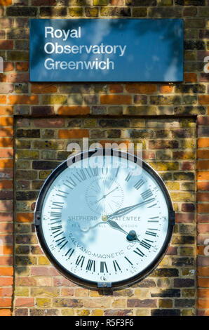 UK, England, London, Greenwich Park, Royal Observatory Stock Photo