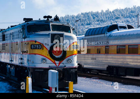 USA, Arizona, Williams, Grand Canyon Railway Stock Photo