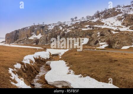 Dobrogea Gorges (Cheile Dobrogei) Romania Stock Photo