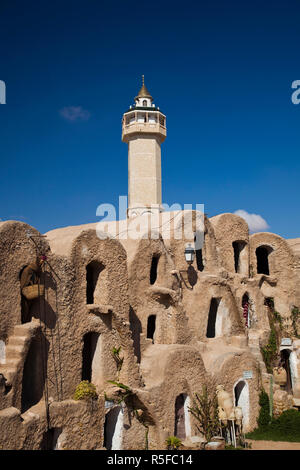 Tunisia, Ksour Area, Medenine, Ksar Medenine, ancient fortified ksar building Stock Photo