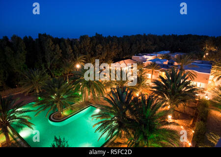 Tunisia, Ksour Area, Ksar Ghilane, Grand Erg Oriental Desert, Hotel Pansea Stock Photo