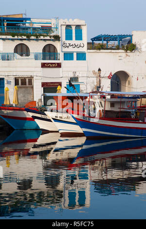 Tunisia, Northern Tunisia, Bizerte, Old Port Stock Photo