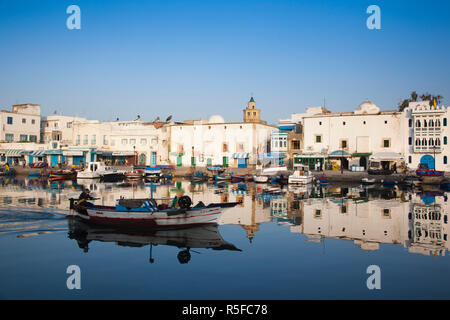 Tunisia, Northern Tunisia, Bizerte, Old Port Stock Photo
