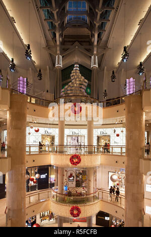 Taiwan, Taipei, Shopping mall inside Taipei 101 Stock Photo