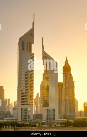 UAE, Dubai,  Sheikh Zayed Road, Emirates Towers