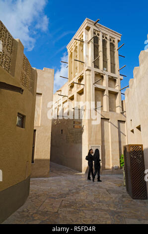 UAE, Dubai, Bur Dubai, Bastakiya Quarter Stock Photo