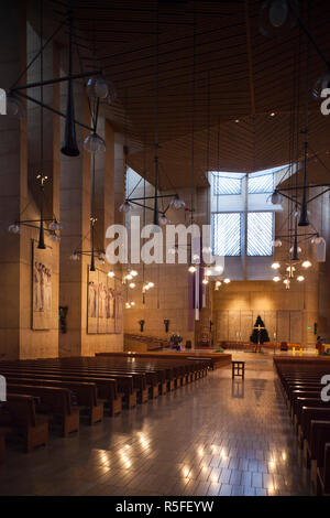 USA, California, Southern California, Los Angeles, Cathedral of Our Lady of the Angels, interior Stock Photo