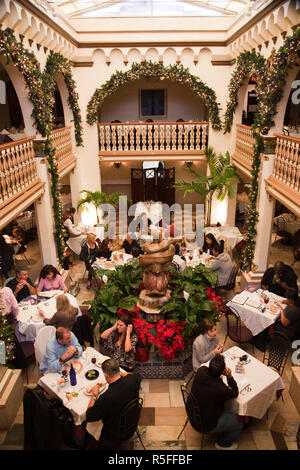 USA, Florida, Tampa, Ybor City, Columbia  Cuban restaurant Stock Photo