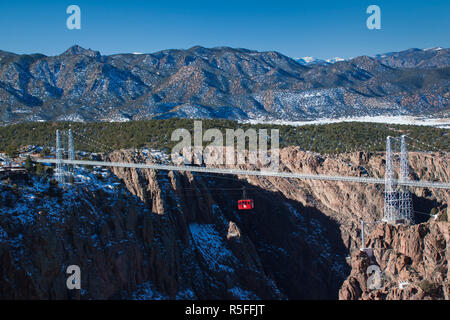 USA, Colorado, Canon City, Royal Gorge Bridge Stock Photo