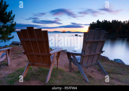 USA, Maine, Baxter State Park, Lake Millinocket Stock Photo