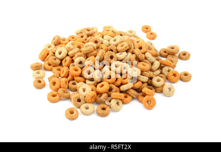 Multigrain hoops breakfast cereal Stock Photo