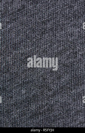 Gray textile texture close up. Grey cotton background Stock Photo