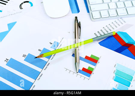 Businessperson Drawing Business Plan Chart On Office Desk Stock Photo -  Alamy