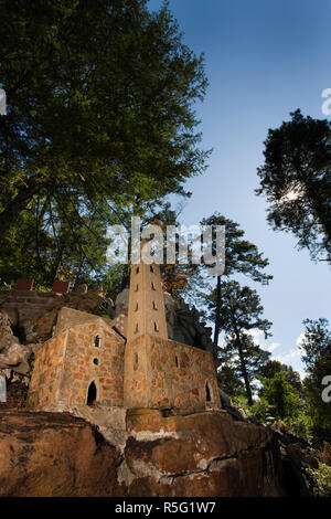 USA, Alabama, Cullman, Ave Maria Grotto, miniature international religious sites Stock Photo